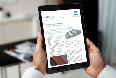 Nieuwe structuurafwerking toegevoegd aan Tata Steel's Colorcoat Prisma®-portfolio