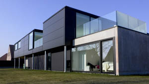 Logement avec hangar