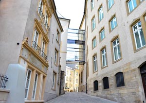 Passerelle aile Wiltheim - MNHA, Luxembourg