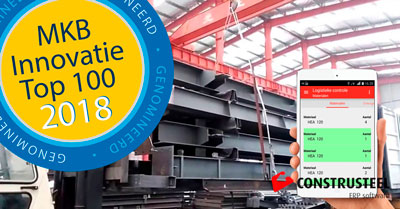 ConstruSteel in top 100 van meest innovatieve bedrijven in 2018 ConstruSteel in top 100 van meest innovatieve bedrijven in 2018